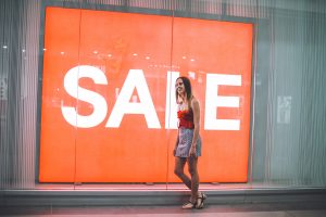 Skyltar för att främja ens produkt eller företag